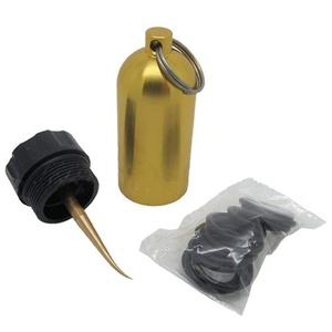image:imageScuba Choice Scuba Diving Mini Tank Key Ring with Brass Pick and ORings Tool GoldGold