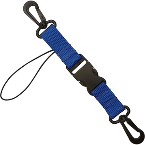 image:imageScuba Clips Lanyard with Dual Clips and Quick Release Buckle Scuba Accessory for Diving Dive Clip for Equipment EssentialsBlue