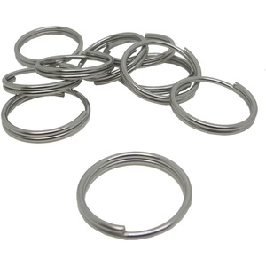 image:imageScuba Diving 24mm Split Rings 10 PCS BCD Gear Attachment  16mm Stainless Steel Wire RustResistant 304 Steel Durable CorrosionProof Heavy Duty for Accessories and Equipment