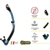image:imageCressi Foldable Adult Dry Snorkel for Scuba Diving Snorkeling  Alpha Ultra Dry Made in ItalyBlackBlackBlack