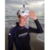 image:imageCressi Foldable Adult Dry Snorkel for Scuba Diving Snorkeling  Alpha Ultra Dry Made in ItalyBlackBlueClear