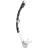 image:imageCressi Foldable Adult Dry Snorkel for Scuba Diving Snorkeling  Alpha Ultra Dry Made in ItalyBlackSilverClear