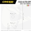 image:imageCressi Foldable Adult Dry Snorkel for Scuba Diving Snorkeling  Alpha Ultra Dry Made in ItalyBlackYellowClear
