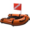 image:imagePalantic Scuba Diving Inflatable Gangway Float Boat with Dive Flag amp Air Pump Orange