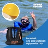 image:imageScuba Choice Adult Snorkel Vest with Name Box Inflatable Snorkeling Vest for Adults Easy Oral Inflator amp Removable StrapBlack
