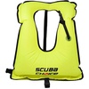 image:imageScuba Choice Adult Snorkel Vest with Name Box Inflatable Snorkeling Vest for Adults Easy Oral Inflator amp Removable StrapNeon Yellow