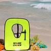image:imageScuba Choice Adult Snorkel Vest with Name Box Inflatable Snorkeling Vest for Adults Easy Oral Inflator amp Removable StrapNeon Yellow