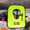 image:imageScuba Choice Adult Snorkel Vest with Name Box Inflatable Snorkeling Vest for Adults Easy Oral Inflator amp Removable StrapNeon Yellow