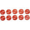 image:imageScuba Choice Cave Diving Line Circle Marker 10pcs PackOrange