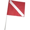 image:imageScuba Choice Diver Below Inflatable Signal Floater with Dive Flag  13 Diameter Red for Safety and Visibility in Water 12 x 11 Flag Durable Easy to Use Ideal Diving Boating amp Water Sports