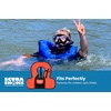image:imageScuba Choice Kids Snorkel Vest with Front Pocket amp Whistle Orange  Adjustable Lightweight Inflatable Vests for Kids Up to 100lbs Easy Oral Inflator Removable Strap Portable Water Safety Gear