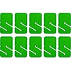 image:imageScuba Choice SCPM5G Cave Diving Line Glow in the Dark Rectangular Marker Pack 10Piece