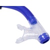 image:imageScuba Choice Scuba Diving Comocean Free Dive Semi Dry Silicone J Snorkel with Splash Guard Blue