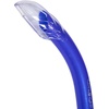 image:imageScuba Choice Scuba Diving Comocean Free Dive Semi Dry Silicone J Snorkel with Splash Guard Blue