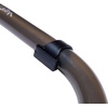 image:imageScuba Choice Scuba Diving Comocean Free Dive Semi Dry Silicone J Snorkel with Splash Guard Translucent Black Medium