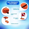 image:imageScuba Choice Spearfishing Buoy Float with Dive Flag  HighVisibility Durable 420D Nylon Cover PVC Bladder for Scuba Diving amp FreedivingBall Float