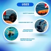 image:imageScuba Choice Spearfishing Buoy Float with Dive Flag  HighVisibility Durable 420D Nylon Cover PVC Bladder for Scuba Diving amp FreedivingTorpedo Float