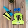 image:imageScuba Choice Youth Kids Snorkel Vest  Neon YellowBlue Safety Floatation Aid Up to 100 lbs Adjustable Fit with Name Box amp AntiRideUp Strap Easy Oral Inflator amp Secure Crotch Strap