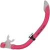 image:imageScuba Choice Comocean Youth Kids Snorkeling Snorkel with Purge Valve and Splash Guard Pink  LeakFree Easy Clearing Comfortable for Kids Ideal for Snorkeling and Swimming
