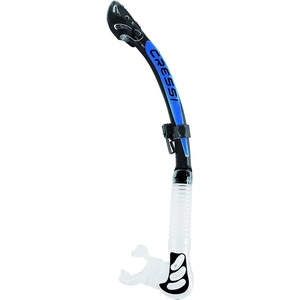 image:imageCressi Foldable Adult Dry Snorkel for Scuba Diving Snorkeling  Alpha Ultra Dry Made in ItalyBlackBlueClear