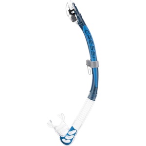image:imageCressi Foldable Adult Dry Snorkel for Scuba Diving Snorkeling  Alpha Ultra Dry Made in ItalyBlueAzureClear