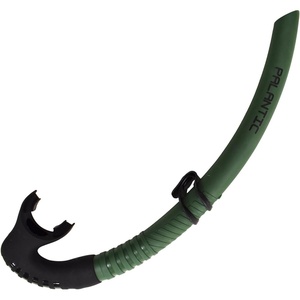 image:imagePalantic Low Volume Flexible Snorkel  Freediving amp Spearfishing Snorkel with Soft Mouthpiece Streamlined Design for Minimal Drag Comfortable amp DurableGreen