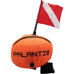 image:imageScuba Choice Spearfishing Buoy Float with Dive Flag  HighVisibility Durable 420D Nylon Cover PVC Bladder for Scuba Diving amp FreedivingBall Float