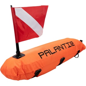 image:imageScuba Choice Spearfishing Buoy Float with Dive Flag  HighVisibility Durable 420D Nylon Cover PVC Bladder for Scuba Diving amp FreedivingTorpedo Float