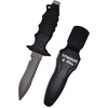 image:imagePalantic BETA Titanium Dive Knife 5 Blade  Heavy Duty RustFree CorrosionResistant Scuba Knife wQuick Release Sheath amp Straps Super Sharp amp Lightweight Design
