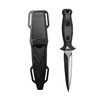 image:imageScuba Choice 85 Spearfishing Dive Knife Low Volume PointTip Black StainlessSteel Blade Sharp 45 Blade Lightweight Sheath amp 2 Straps for Diving Spearfishing and Outdoor Adventures