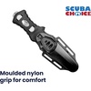 image:imageScuba Choice Compact 7 Stainless Steel Point Tip BCD Knife 420 Stainless Steel Blade Ergonomic Moulded Nylon Grip Compact for Scuba Diving Outdoor amp Survival Use