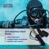 image:imageScuba Choice Diving Low Volume Blunt Tip BCD Knife Blue  Compact Safety Knife for Scuba Diving amp Snorkeling  234 Stainless Steel BladeBlack