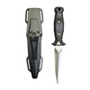image:imageScuba Choice Titanium Talon Spearfishing Dive Knife 85 Black  Low Volume PointTip Full Tang Stainless Steel Blade with Straps Premium Modern Tool for Safety Precision amp Durability