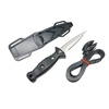 image:imageScuba Choice Titanium Talon Spearfishing Dive Knife 85 Black  Low Volume PointTip Full Tang Stainless Steel Blade with Straps Premium Modern Tool for Safety Precision amp Durability