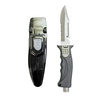 image:imageSpearfishing Dive Knife 10 Ultra Sharp 420 Stainless Steel Blade with Sheath amp 2 Straps  Quick Release Button 43 for Usage Heavy Duty Scuba Diving Tactical Tool Saltwater Resistant