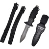 image:imagePalantic BETA Titanium Dive Knife 5 Blade  Heavy Duty RustFree CorrosionResistant Scuba Knife wQuick Release Sheath amp Straps Super Sharp amp Lightweight Design