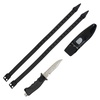 image:imageSpearfishing Dive Knife 10 Ultra Sharp 420 Stainless Steel Blade with Sheath amp 2 Straps  Quick Release Button 43 for Usage Heavy Duty Scuba Diving Tactical Tool Saltwater Resistant