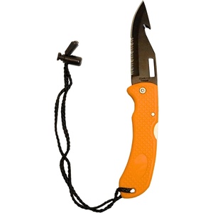 image:imageScuba Choice Foldable BCD Dive Knife with Pointed Tip Black StainlessSteel Blade  Compact Lightweight RustResistant EasytoStore Tool for Diving Snorkeling Spearfishing Safety GearOrange