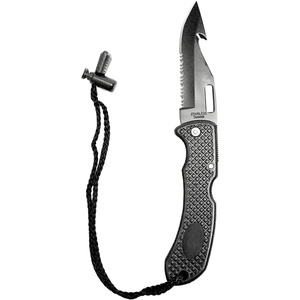 image:imageScuba Choice Foldable BCD Dive Knife with Pointed Tip Black StainlessSteel Blade  Compact Lightweight RustResistant EasytoStore Tool for Diving Snorkeling Spearfishing Safety GearBlack