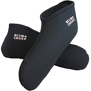 image:imageScuba Choice Neoprene Fin Socks 3mm for Diving Snorkeling and Water Sports Durable AntiSlip Foot Protector for Swim Fins