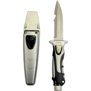 image:imageScuba Choice Titanium Spear Point Dive Knife with Sheath amp Straps  Quick Release Durable 10 Heavy Duty CorrosionResistant for Scuba Diving Snorkeling and Water Adventures