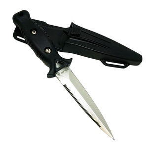 image:imageScuba Choice Titanium Talon Spearfishing Dive Knife 85 Black  Low Volume PointTip Full Tang Stainless Steel Blade with Straps Premium Modern Tool for Safety Precision amp Durability