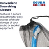image:imageScuba Choice Scuba Diving Snorkeling Drawstring Mesh Bag 19 x 9