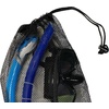 image:imageSnorkeling Drawstring Mesh Bag with Blue Bar 19 x 10