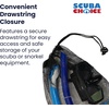 image:imageSnorkeling Drawstring Mesh Bag with Blue Bar 19 x 115