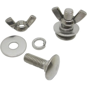 image:imageScuba Choice Tech Diving Stainless Steel Butterfly Screw Bolts and Wing Nuts for Backplate 1Pair