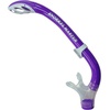 image:imageKids Snorkeling Mask amp SemiDry Snorkel Combo  Panoramic AntiFog Tempered Glass Mask amp Adjustable Silicone Fit Purple