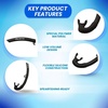 image:imagePalantic Low Volume Flexible Snorkel Black  Silicone Snorkel for Spearfishing Freediving and Scuba Diving with Ergonomic Design for Comfortable Breathing and Low Drag