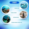 image:imageScuba Choice Coated Lens  Snorkel ComboYellowBlack and yellow