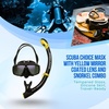 image:imageScuba Choice Coated Lens  Snorkel ComboYellowBlack and yellow